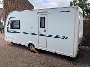 2014 Lunar Lexon 470 'Boxgrove' Special Edition, Single axle, 2 berth, end washroom Caravan