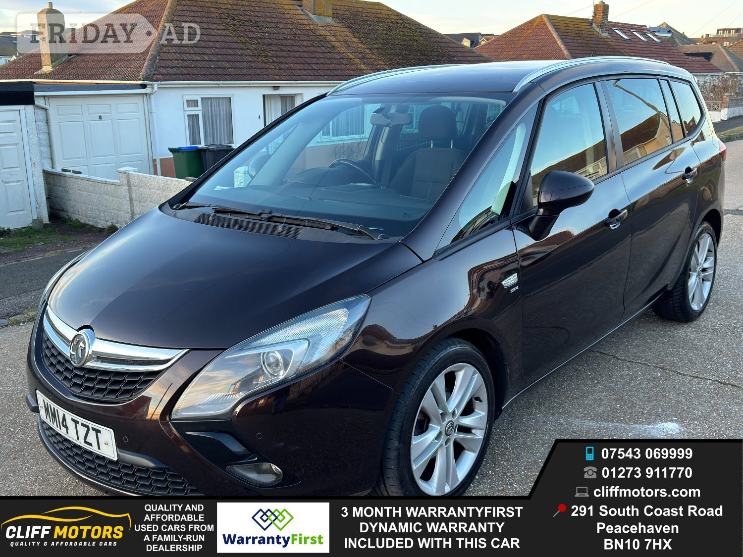 Vauxhall Zafira Tourer Peacehaven