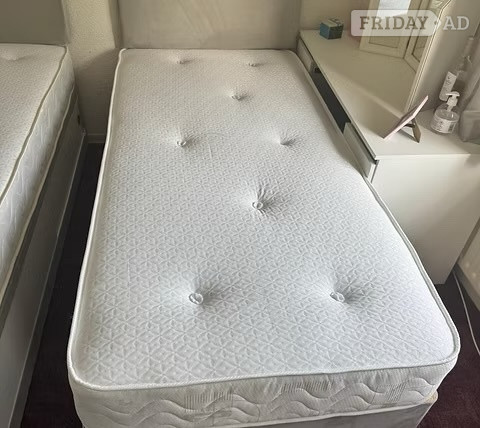 Rotherham SINGLE - PINEMASTER MEMORY MATTRESS DIVAN BASE & HEADBOARD 