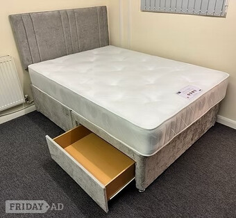 DOUBLE - TENDER SLEEP TUFTED ORTHO 2 DRAWS DIVAN BASE