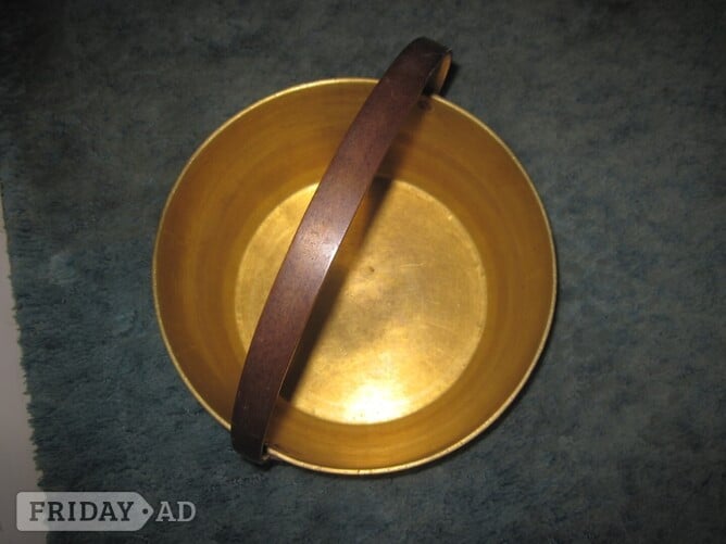 Antique Brass Jam Pan