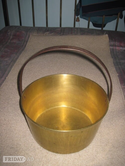 Bristol Antique Brass Jam Pan