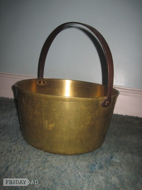 Antique Brass Jam Pan - Antiques & Collectables