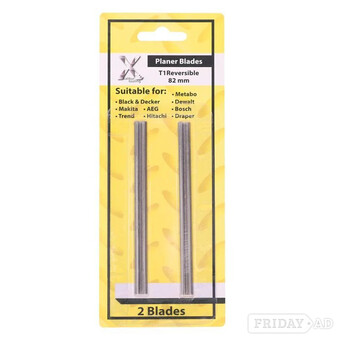 82 X 5.5 X 1.1 MM Reversible Planer Blades - 1 PAIR HSS