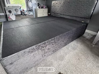 DIVAN OTTOMAN BED WITH 20 INCH HEADBOARD SUPER KING