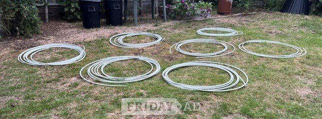 Unused white plastic water piping 15mm - 1/2" in Hove