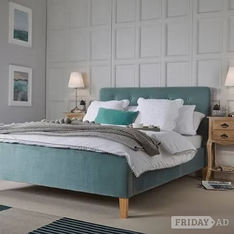 KING - PIERRE AQUA BED FRAME in Rotherham