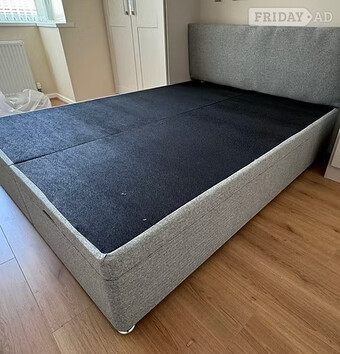 DIVAN OTTOMAN BED WITH 20 INCH HEADBOARD KING