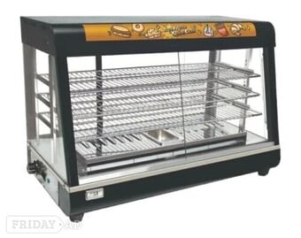 LARGE HEAVY DUTY ELECTRIC SHOWCASE FOOD WARMER DISPLAY CHICKEN