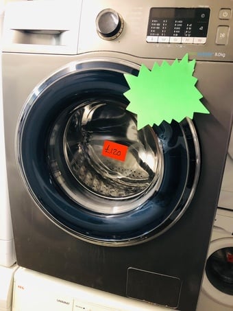 Samsung 8KG sized capacity eco bubble washing machine 