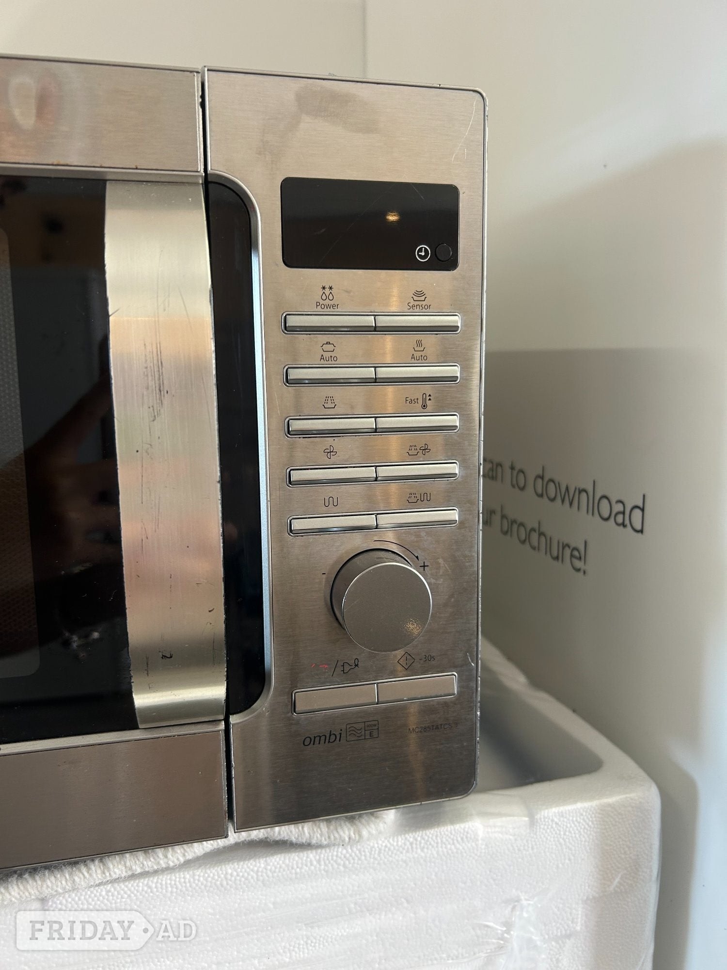SAMSUNG GREY MICROWAVE - Home Appliances in St. Leonards-On-Sea
