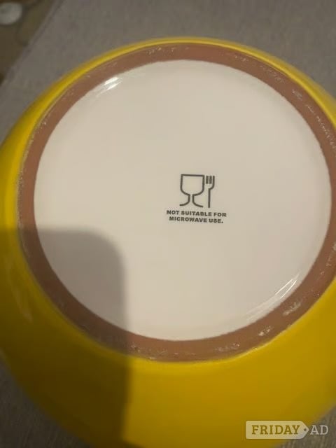Colmans RARE Mustard Branded Large Casserole Pot Yellow Ex Cond - Antiques & Collectables in Hove
