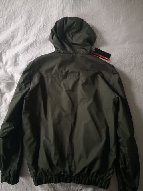Prada Hooded Bomber Style Outdoor Casual Jacket.  - Clothing, Footwear & Accessories