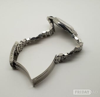 Omega vintage 1960s stainless steel men's watch bracelet only.