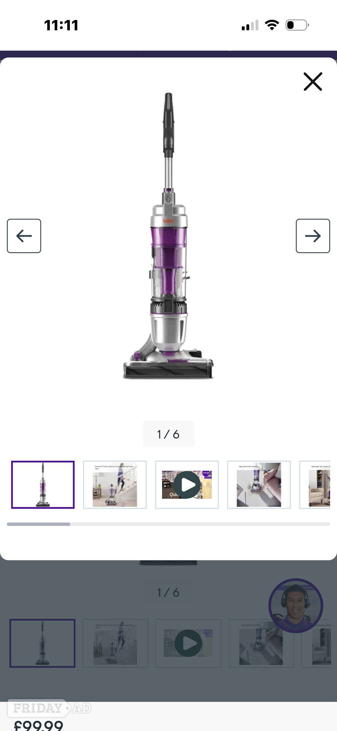 VAX AIR DTRETCH PET MAX