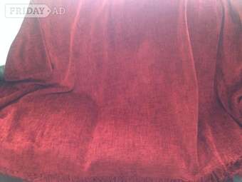 Throw - Marks & Spencer. Blood-red colour.  Calls only.