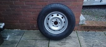 WHEEL AND TYRE 16" 130 PCD X1 FOR MOTORHOME DUCATO BOXER RELAY 