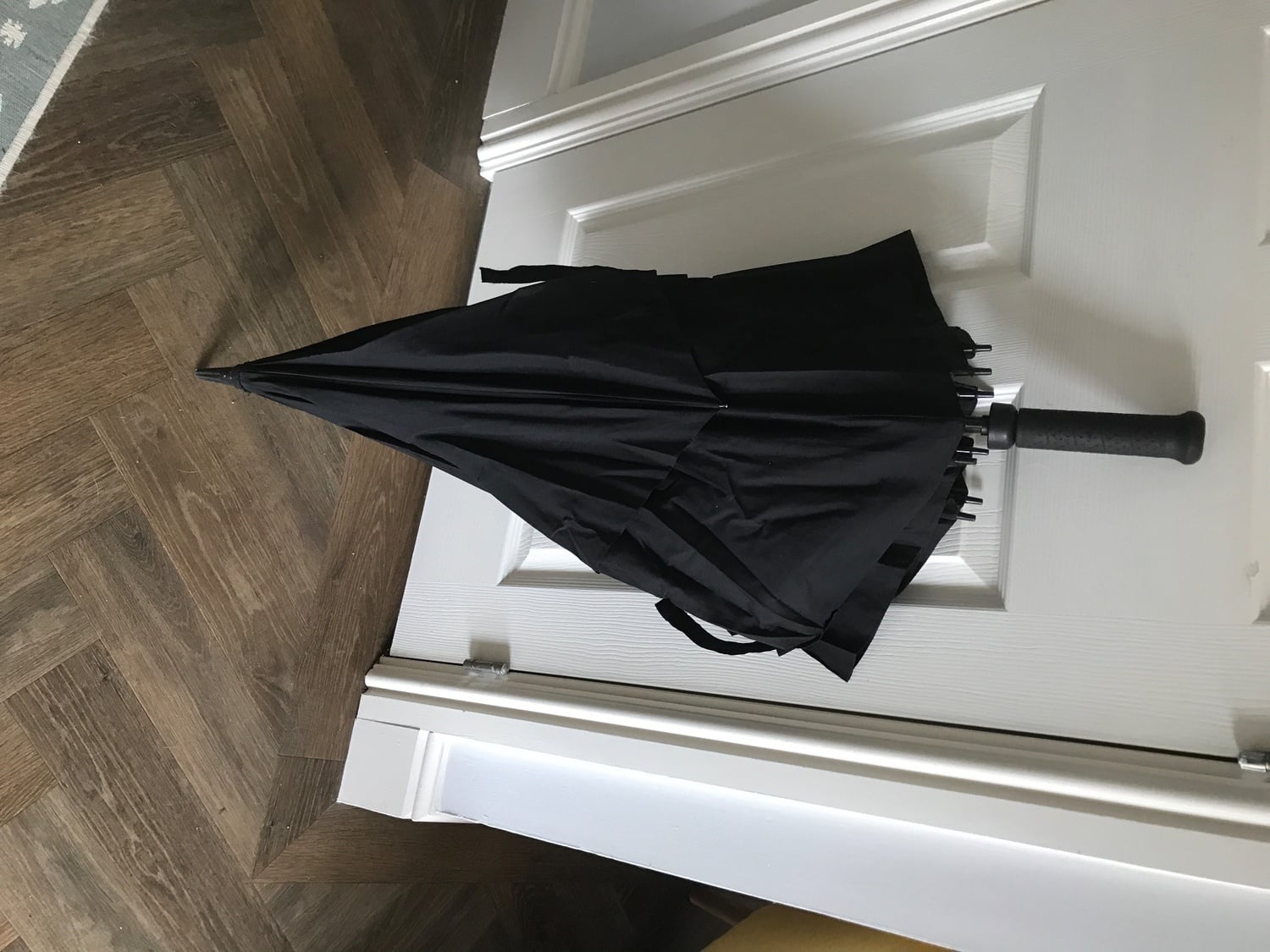 Black golf umbrella