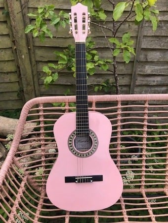 Guitar Pink Childs size height 95cm