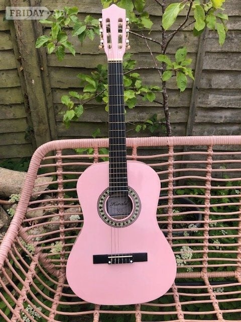 Guitar Pink Childs size height 95cm in Eastbourne