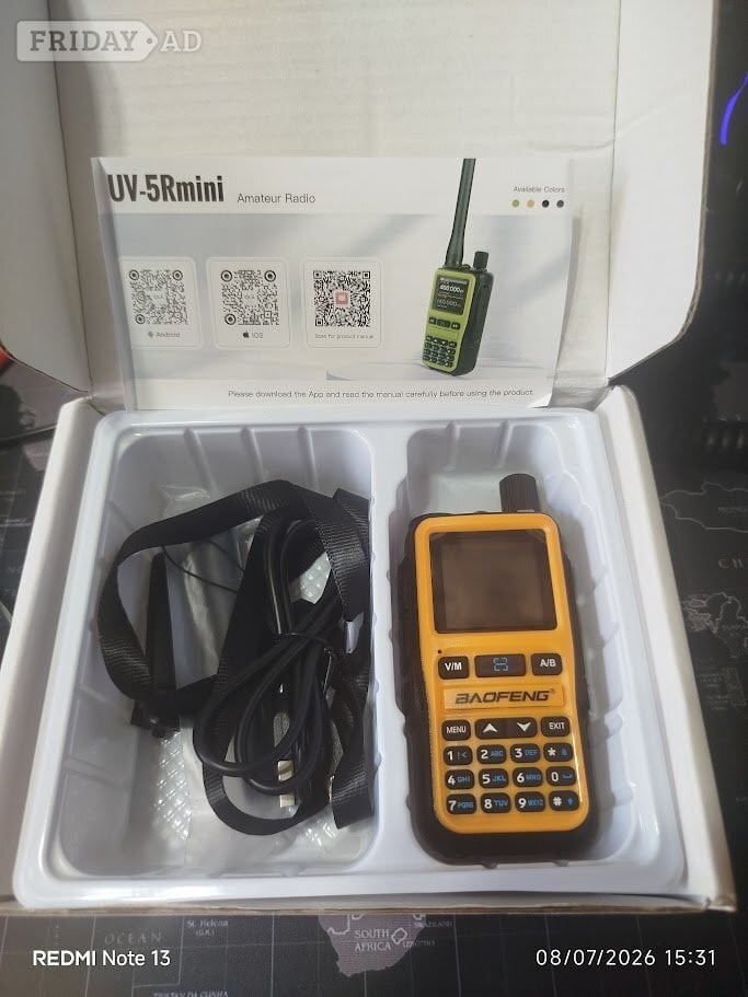 ORANGE BAOFENG UV-5R MINI Hand held Transceiver VHF & UHF - Hobbies & Leisure in Steyning