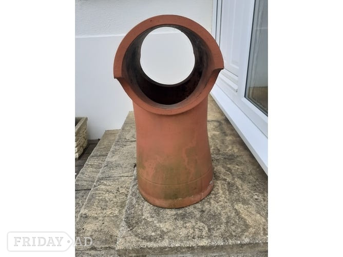 terracotta chimney pot  stops down draft