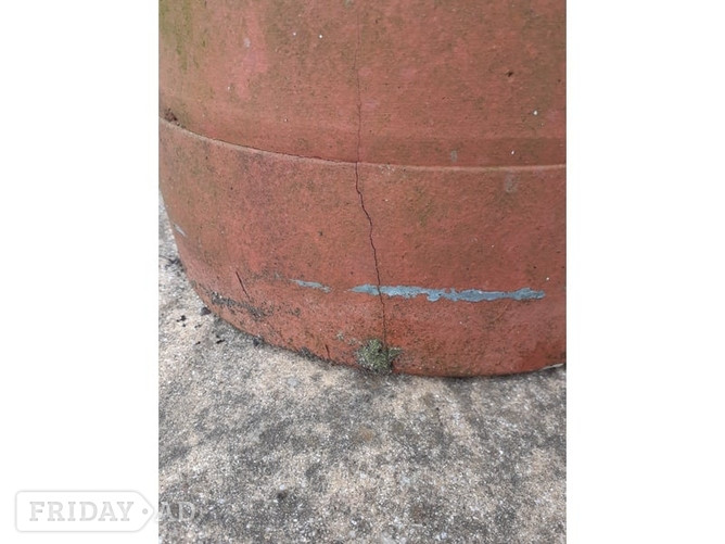Peacehaven terracotta chimney pot  stops down draft