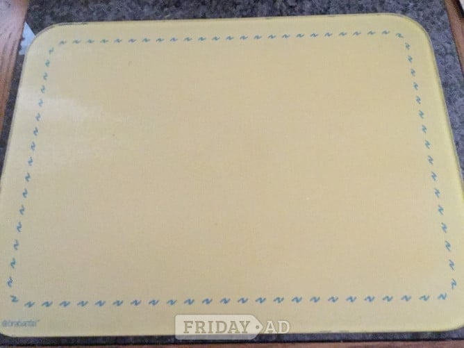 Barabantia Glass worktop saver/chopping board