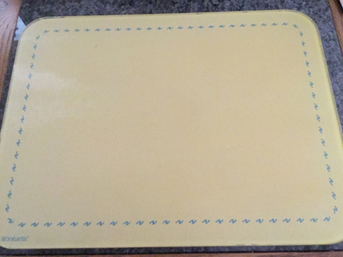 Barabantia Glass worktop saver/chopping board
