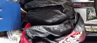 Medium pvc hooded zipped jacket