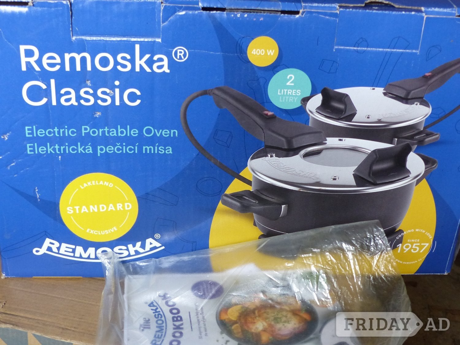 2L Remoska electric Portable Oven and Cookbook in Horsham