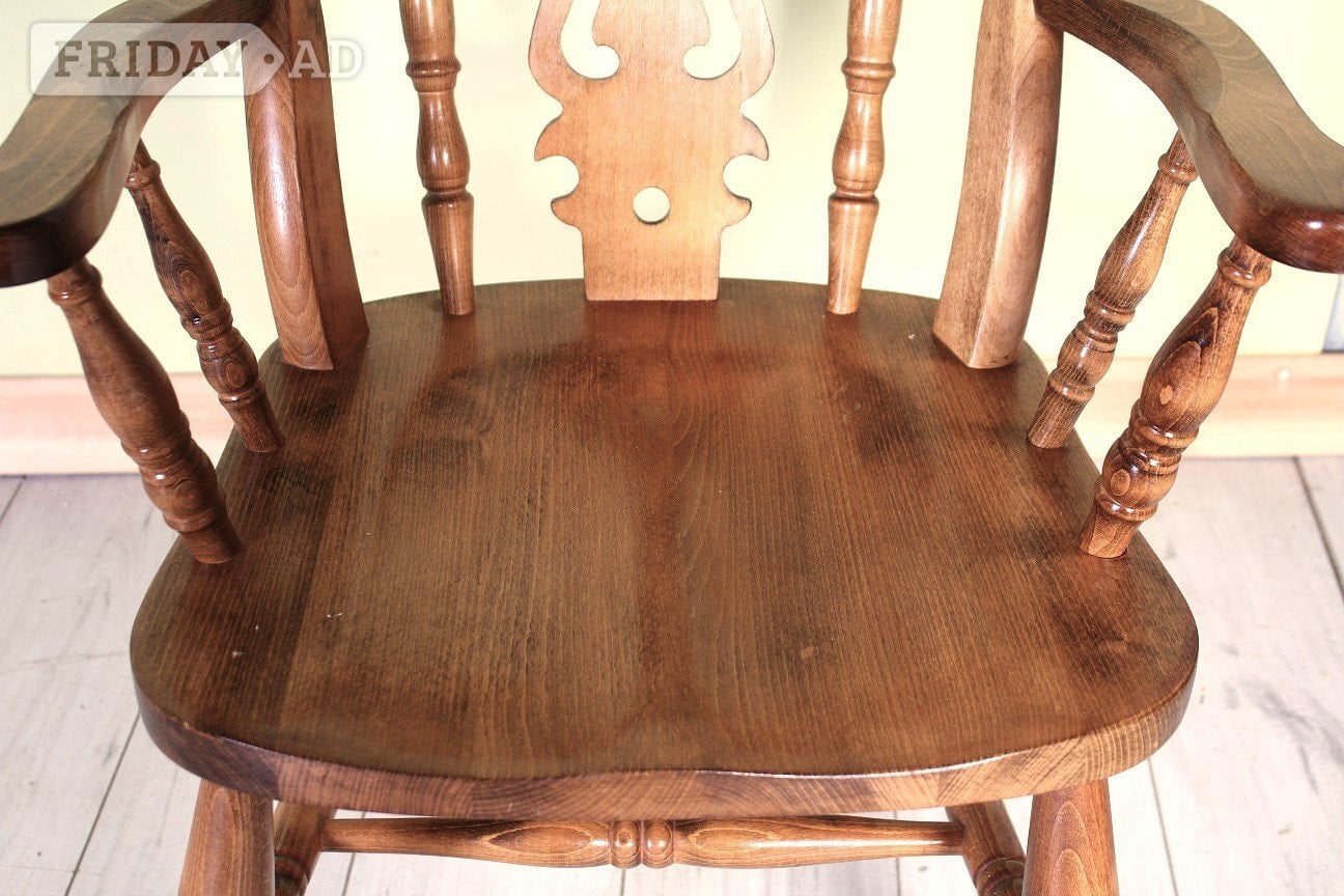 Hailsham Delivery Options - 2 Fiddle Back Farmhouse Carver Chairs Sturdy