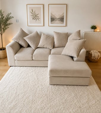 Cream Corner Sofa | Brand New | Coventry | Fast Delivery🚚