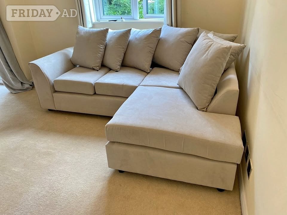 Cream Corner Sofa | Brand New | Coventry | Fast Delivery🚚 - Furniture