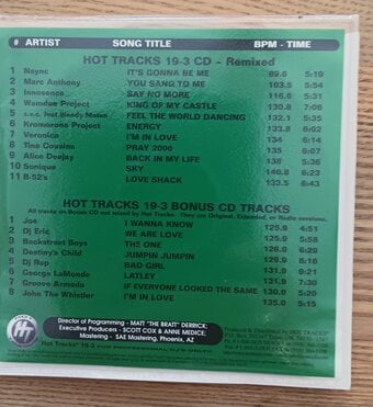 Hot Tracks. 9 DJ Only CDs