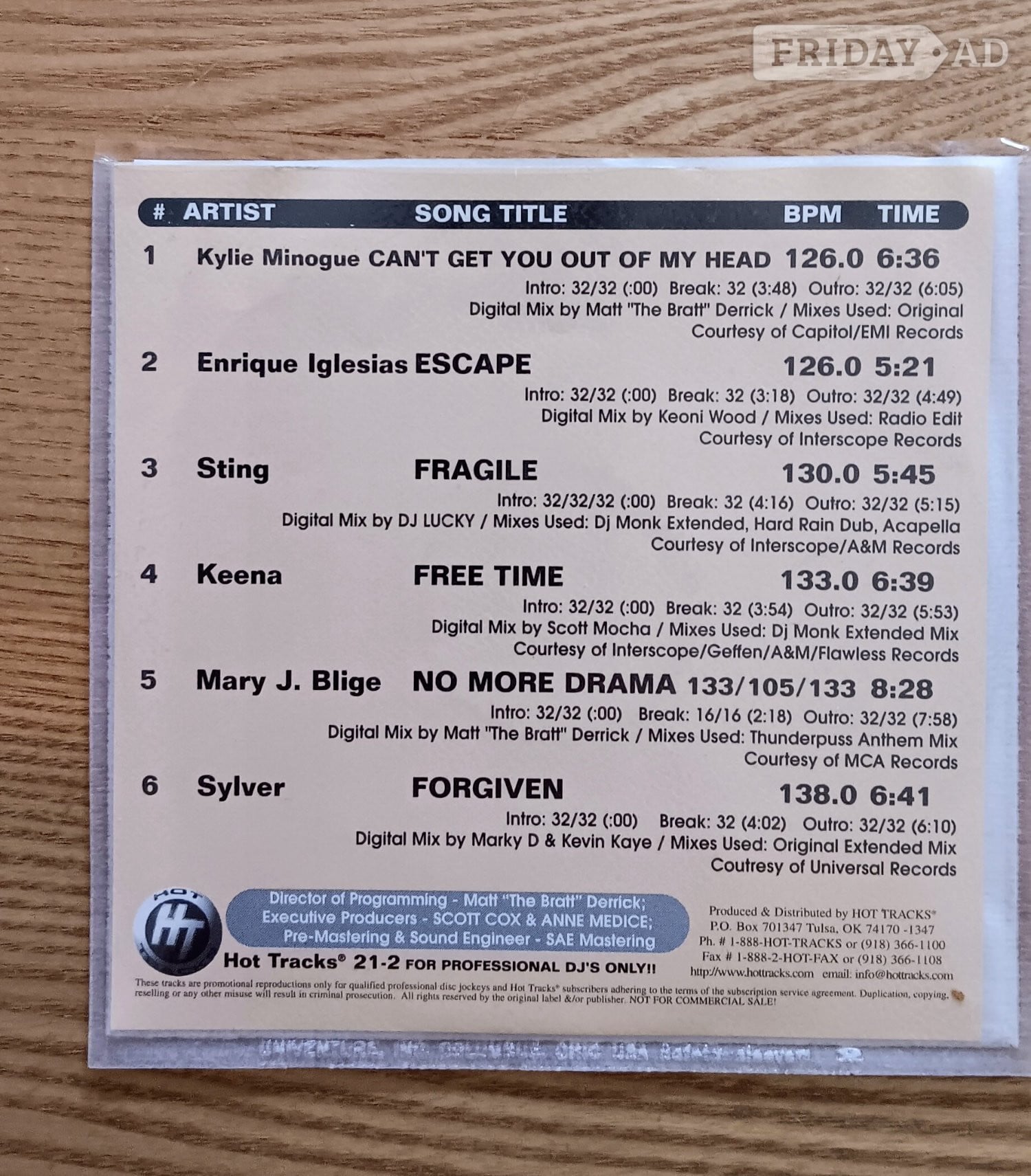 8 Hot Tracks, DJ Only CDs. - Movies, Games, Books & Music in Rotherham