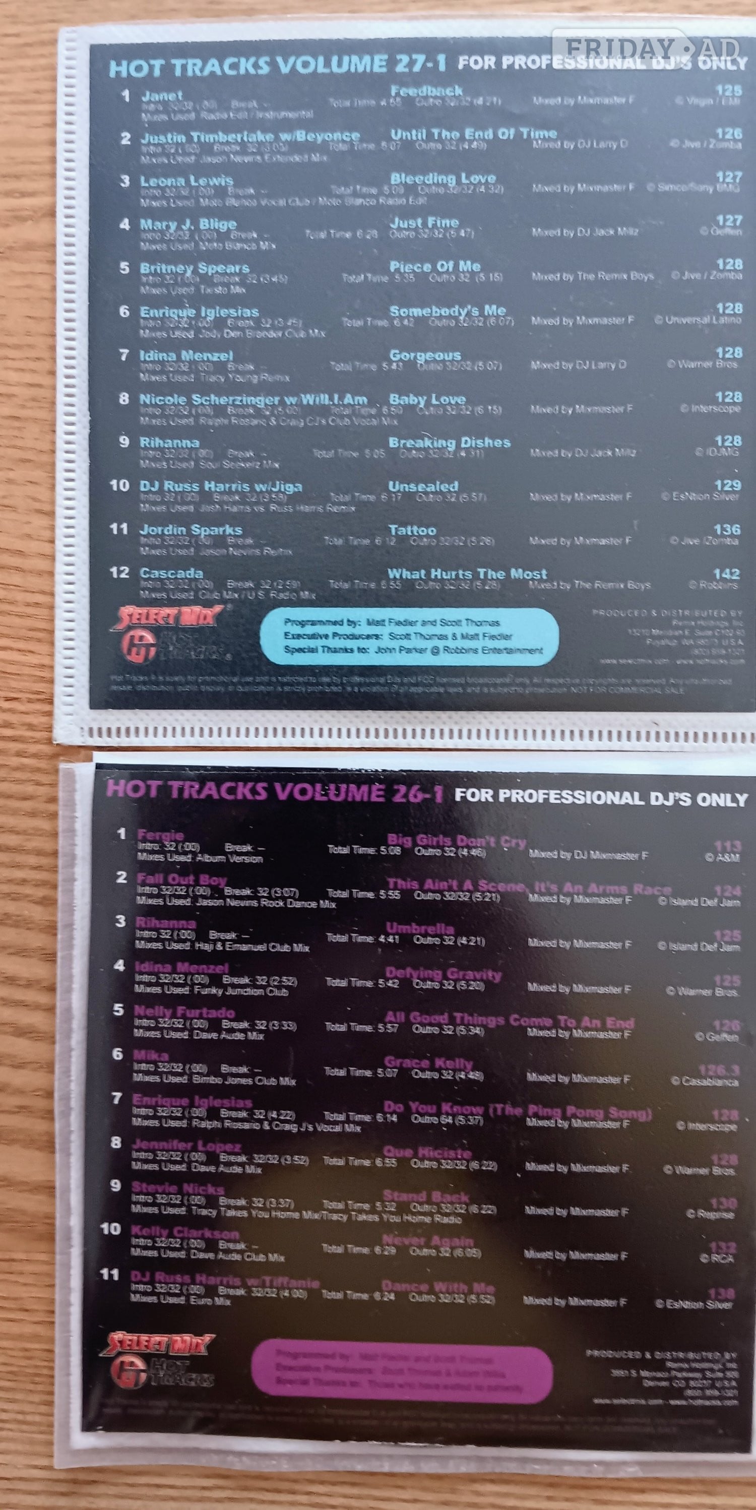 8 Hot Tracks, DJ Only CDs. - Movies, Games, Books & Music