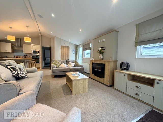 Stunning Twin Lodge For Sale - £97,995 FREE SITE FEES UNTIL 2028 in Saxmundham