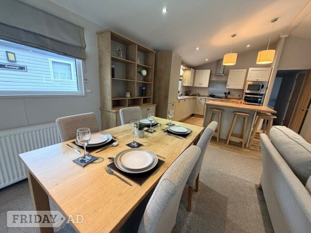 Stunning Twin Lodge For Sale - £97,995 FREE SITE FEES UNTIL 2028
