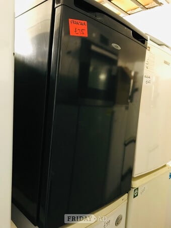 Beko black under counter freezer 