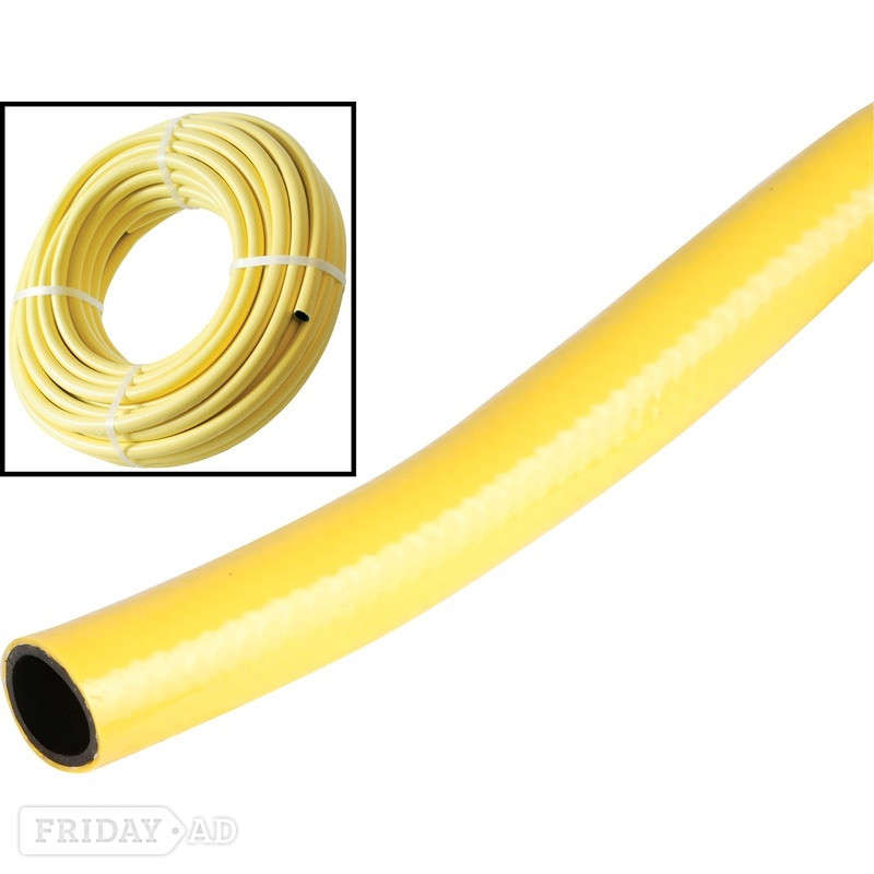 Hose Reel Reinforced PVC Water Hose 1/2" x 30m Plus attatchments - Garden in Bexhill-On-Sea