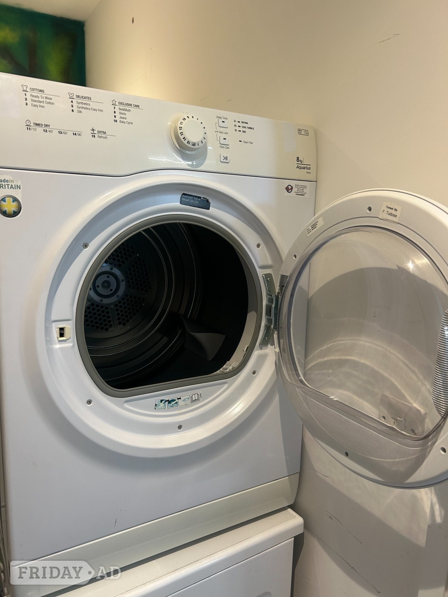 HOTPOINT 8KG VENTED DRYER