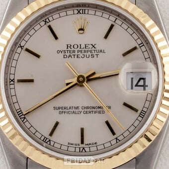 Rolex Datejust (32mm). Pre-owned unused and unworn item.