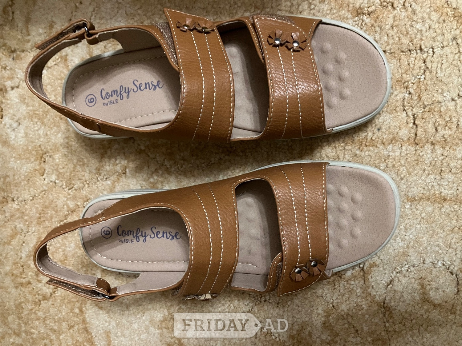 Tan summer sandals