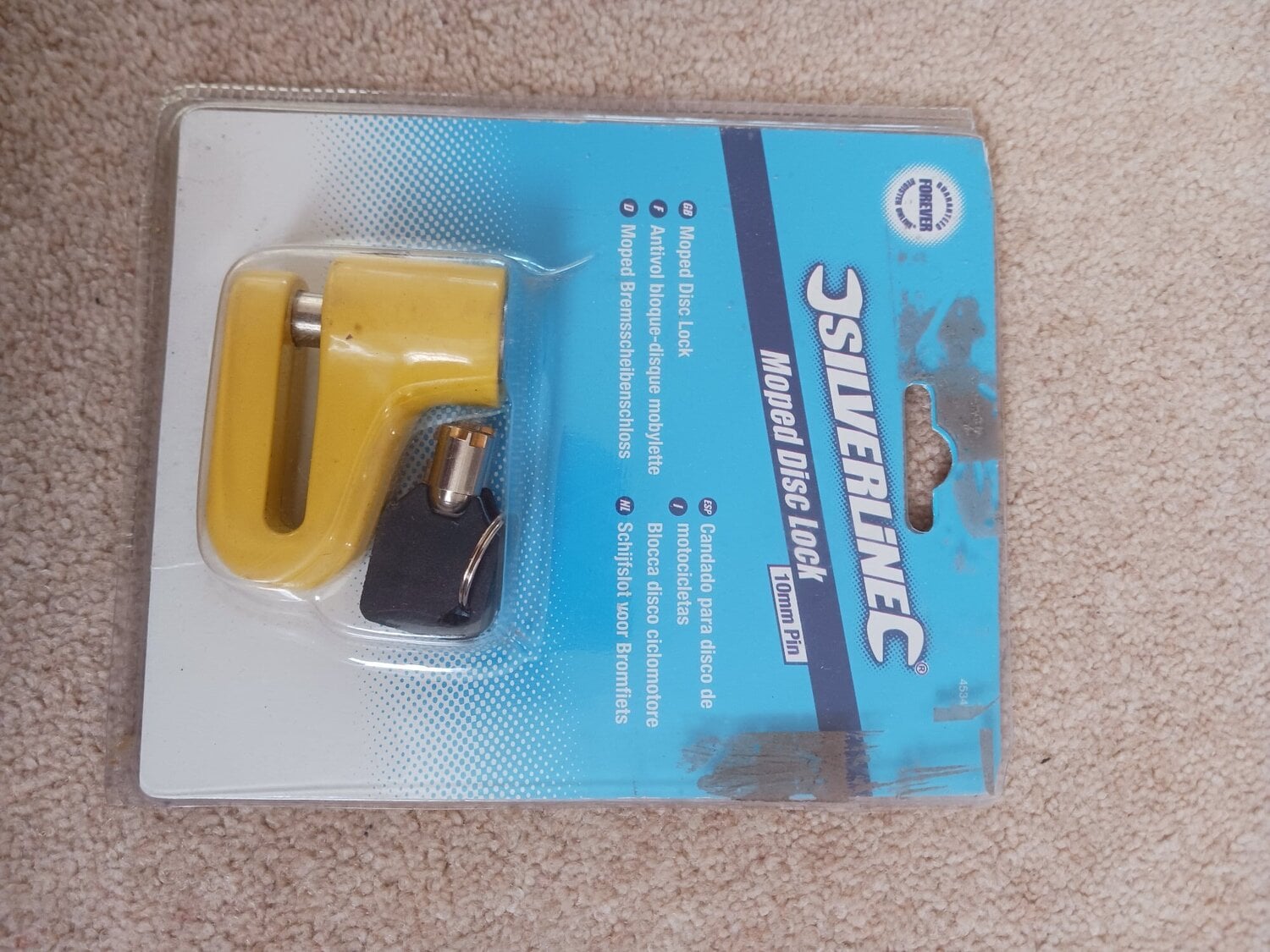 Silverline Moped/Bike Disc brake lock