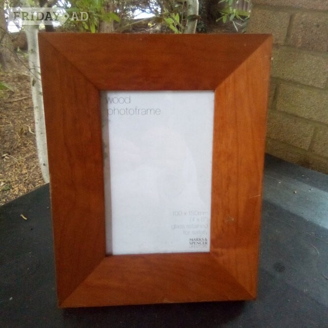 St. Albans Photo frame, wood, brand new, M&S, 6 X 4"