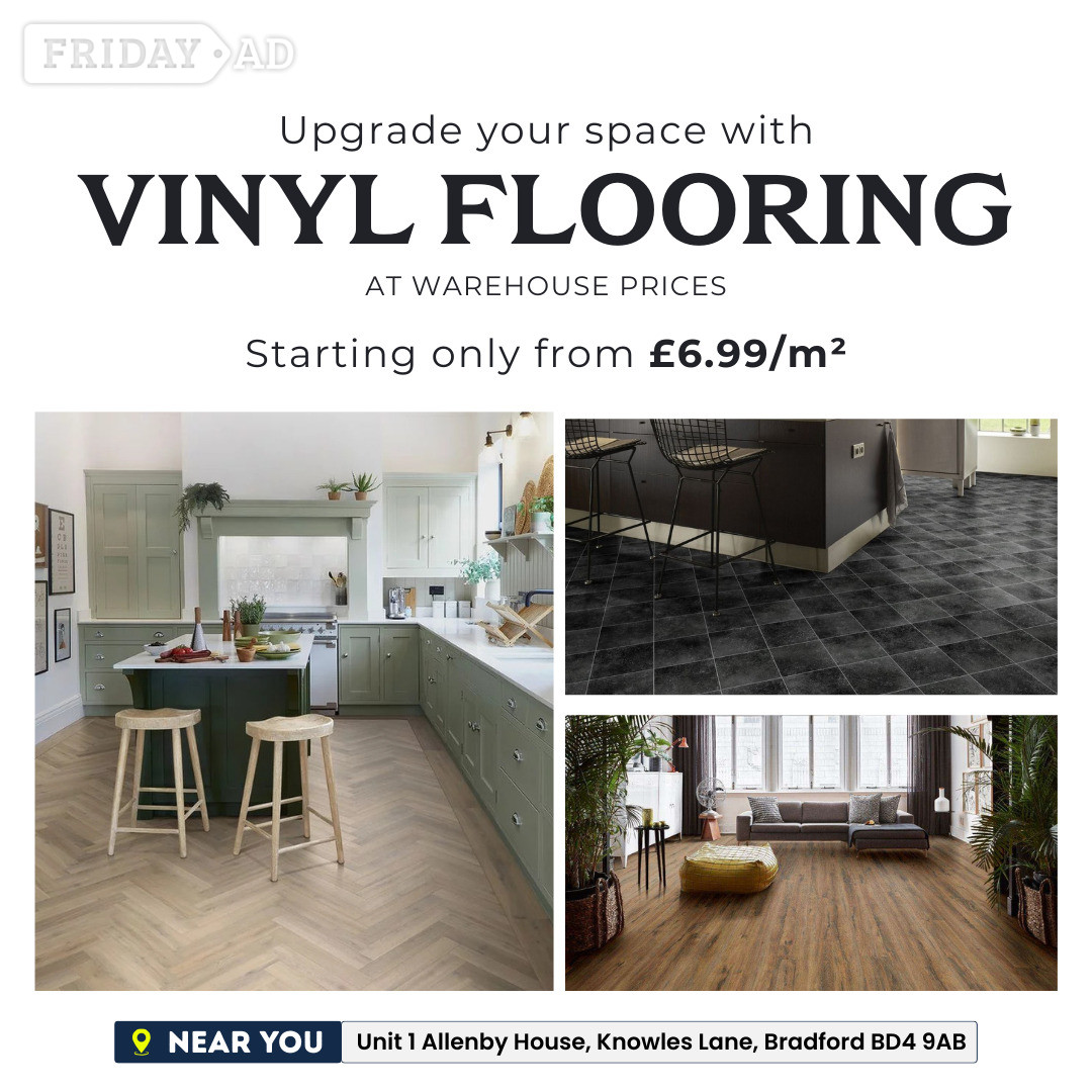 Vinyl Flooring Various Styles and Effects Available From £ 6.99 in Bradford