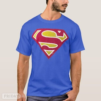 Tshirt superman blue new for men 