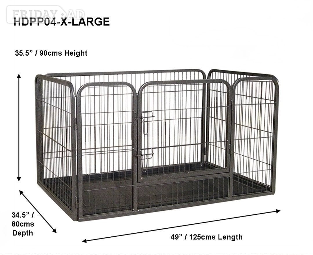 Open top play pen for pets