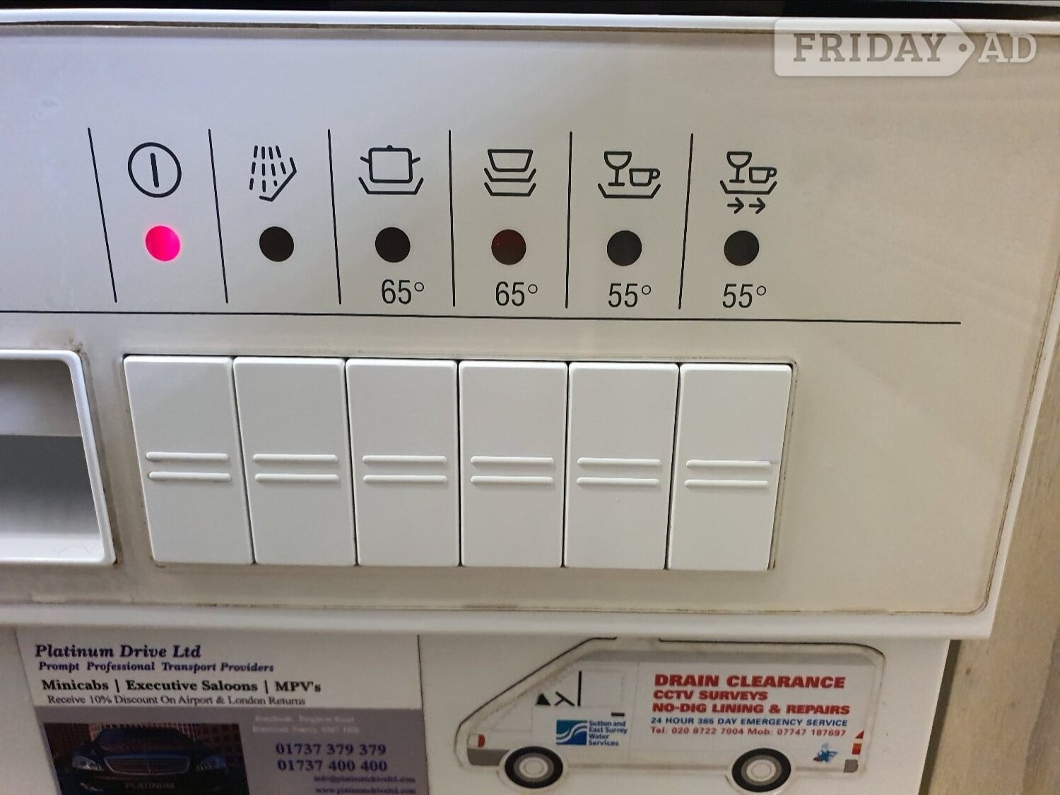 Bosch Slimline White Dishwasher SPS5462GB/19 - Home Appliances in Banstead